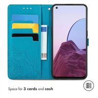 imoshion Etui de télephone Mandala Oppo Reno8 Lite - Turquoise