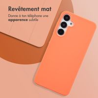imoshion Coque Couleur Samsung Galaxy A16 - Apricot Crush Orange