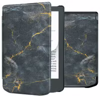 imoshion Design Slim Hard Case Sleepcover Pocketbook Verse Lite - Black Marble