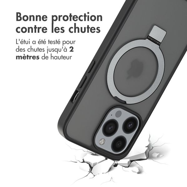 Accezz Coque Ring Stand avec MagSafe Apple iPhone 13 Pro - Noir