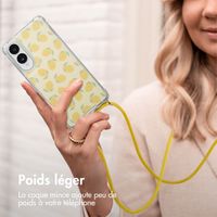 imoshion Coque Design avec cordon Samsung Galaxy S25 Edge - Citrus Dream
