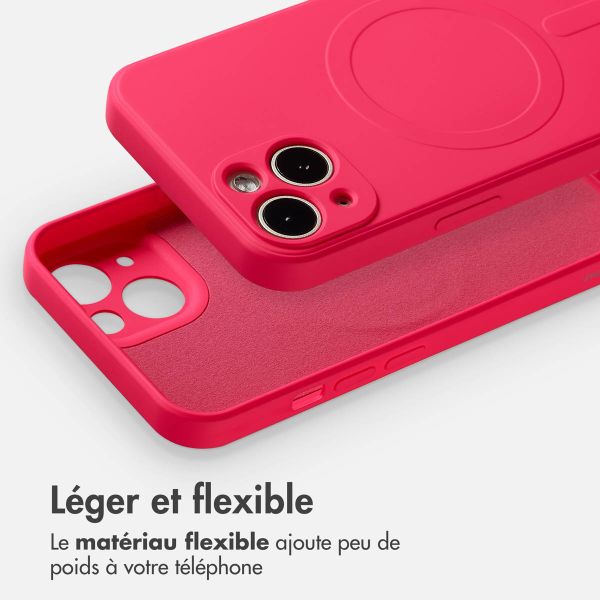 imoshion Coque Couleur avec MagSafe Apple iPhone 14 - Neon Pink