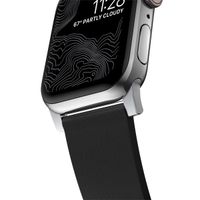 Nomad Bracelet Active Pro Apple Watch Series 1 t/m 11 / SE / Ultra (44/45/46/49 mm) - Black / Silver