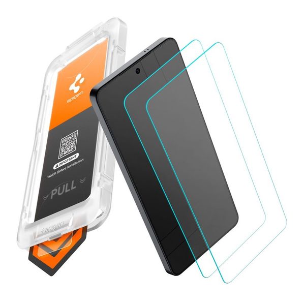 Spigen Protection d'écran en verre trempé GLAStR Fit 2 Paquets + Applicator Samsung Galaxy S26 Plus