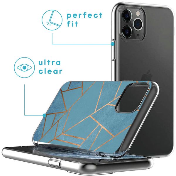 imoshion Coque Design iPhone 11 Pro - Blue Graphic