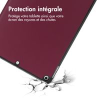 imoshion Coque tablette Trifold iPad 7 (2019) / iPad 8 (2020) / iPad 9 (2021) 10.2 inch - Bordeaux