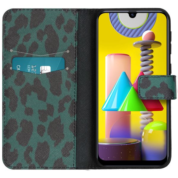 imoshion Coque silicone design Samsung Galaxy M31 - Green Leopard