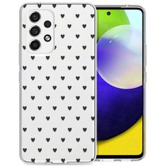 imoshion Coque Design Samsung Galaxy A53 - Hearts All Over Black