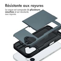 imoshion Coque arrière avec porte-cartes Apple iPhone 17 - Bleu foncé