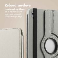 imoshion Coque tablette rotatif à 360° Apple iPad 6 (2018) 9.7 pouces / iPad 5 (2017) 9.7 pouces - Gris