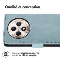 imoshion Étui de télephone portefeuille Oppo Reno 12F 5G - Bleu clair