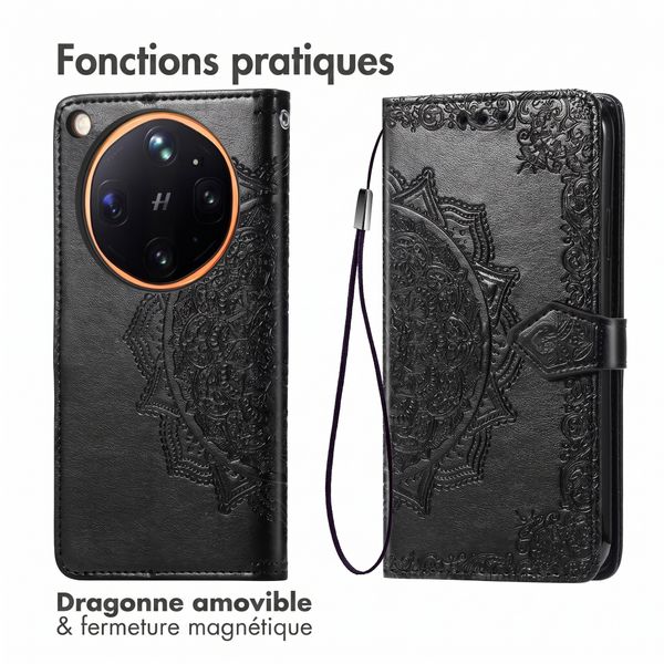 imoshion Etui de télephone Mandala Oppo Find X9 Ultra - Noir