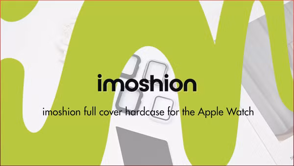 imoshion Coque rigide à couverture complète Apple Watch Series 7 / 8 / 9 - 41 mm - Noir