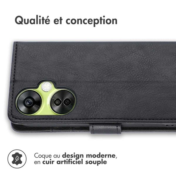 imoshion Étui de télephone portefeuille OnePlus Nord CE 3 / CE 3 Lite - Noir