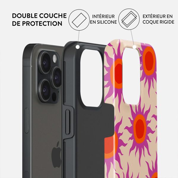 Burga Coque arrière Tough iPhone 15 Pro - Sunset Glow