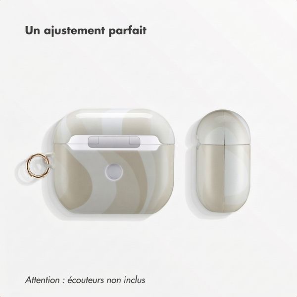 Selencia Coque Vivid  Apple Airpods 3 - Desert Waves Beige