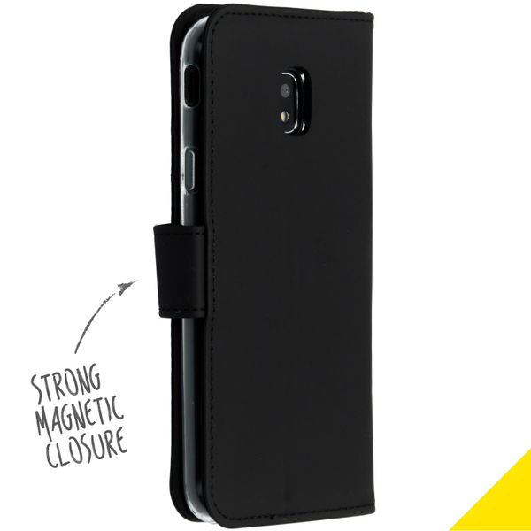 Accezz Étui de télephone Wallet Samsung Galaxy J3 (2017) - Noir