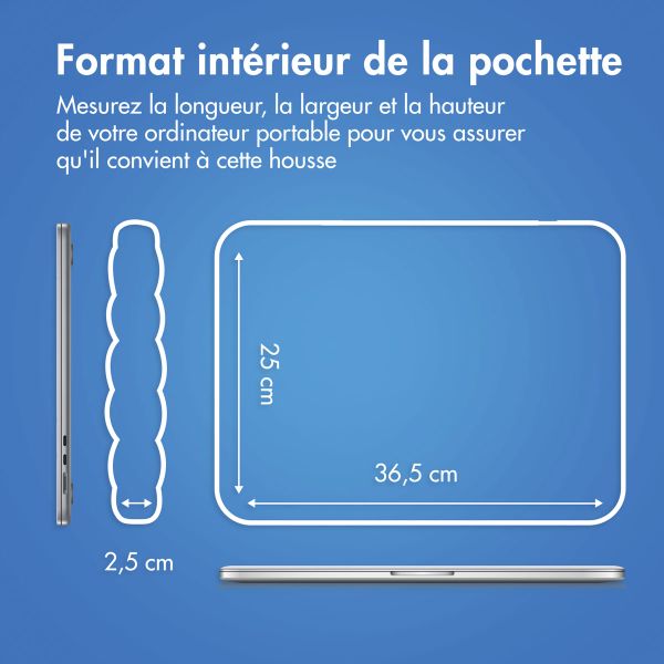 imoshion Pochette ordinateur Puffer 15-16 pouces - Cobalt Blue
