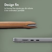 Accezz Leather Pochette ordinateur Apple MacBook 16 pouces - Cognac