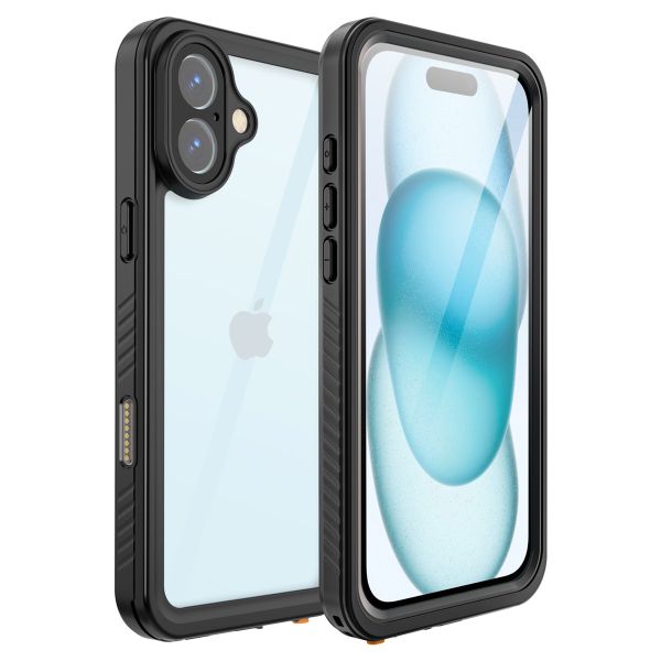 Redpepper Coque imperméable Dot Plus iPhone 16 Plus - Noir