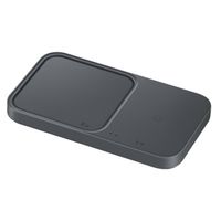 Samsung ﻿Wireless Charger Duo - Chargeur sans fil - Avec adaptateur et câble de charge - 15 Watt - Noir