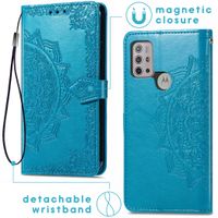 imoshion Etui de télephone Mandala Motorola Moto G30 / G20 / G10 (Power) - Turquoise