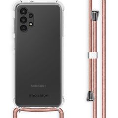 imoshion Coque avec dragonne Samsung Galaxy A13 (4G) - Rose Doré