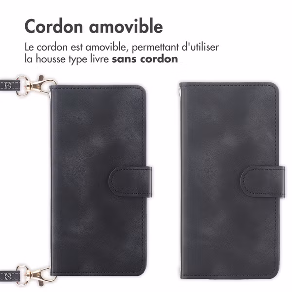 imoshion Etui de télephone portefeuille avec cordon Samsung Galaxy S26 - Noir