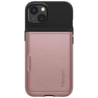 Spigen Coque Slim Armor CS iPhone 13 - Rose Dorée