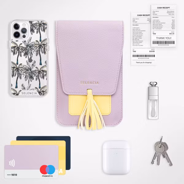 Selencia Sac téléphone Elegance - Violet