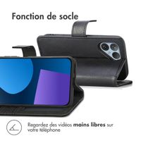 imoshion Étui de téléphone portefeuille Luxe Fairphone 5 - Noir