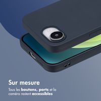 imoshion Coque Couleur Apple iPhone 16e - Bleu foncé