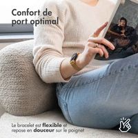 imoshion Bracelet magnétique milanais Fitbit Charge 5 - Taille M - Doré