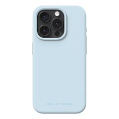 iDeal of Sweden Coque en silicone avec MagSafe Apple iPhone 15 Pro - Light Blue