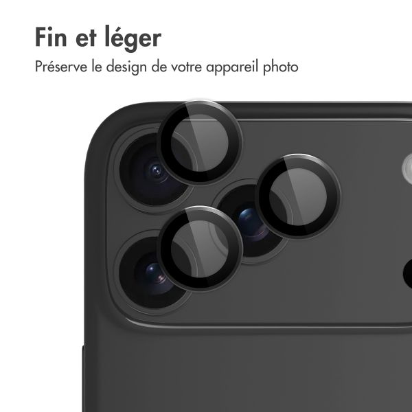 imoshion Protection d'objectif d'appareil photo (pack de 2) Apple iPhone 17 Pro / 17 Pro Max - Noir