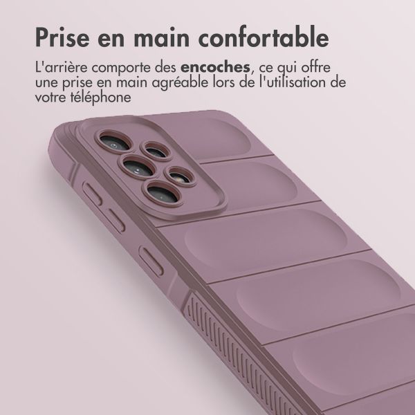 imoshion Coque arrière EasyGrip Samsung Galaxy A33 - Violet