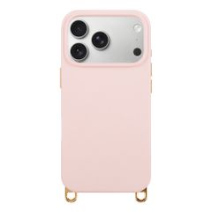 Selencia Coque arrière Rivièra avec MagSafe avec crochets amovibles Apple iPhone 17 Pro - Sorbet Pink