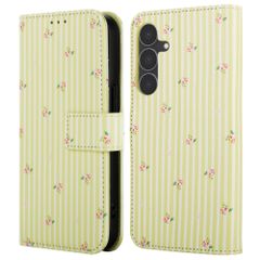 imoshion Étui de télephone portefeuille Design Samsung Galaxy S25 FE - Garden Stripes
