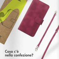 imoshion Etui de télephone portefeuille avec cordon Oppo Reno15 F (5G) - Rouge
