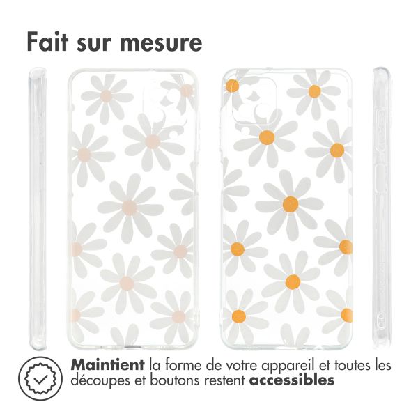 imoshion Coque Design Samsung Galaxy A12 - Daisy Flower