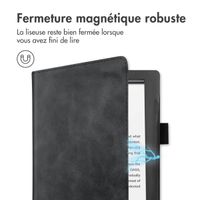 imoshion Étui de liseuse portefeuille avec strap et support Amazon Kindle (2024) / Amazon Kindle (2022) 11th gen - Noir