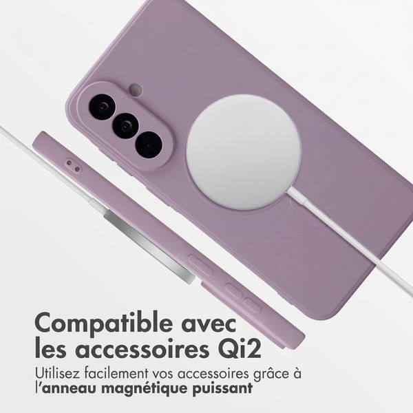 imoshion Coque Couleur avec MagSafe Samsung Galaxy A57 (5G) - Violet
