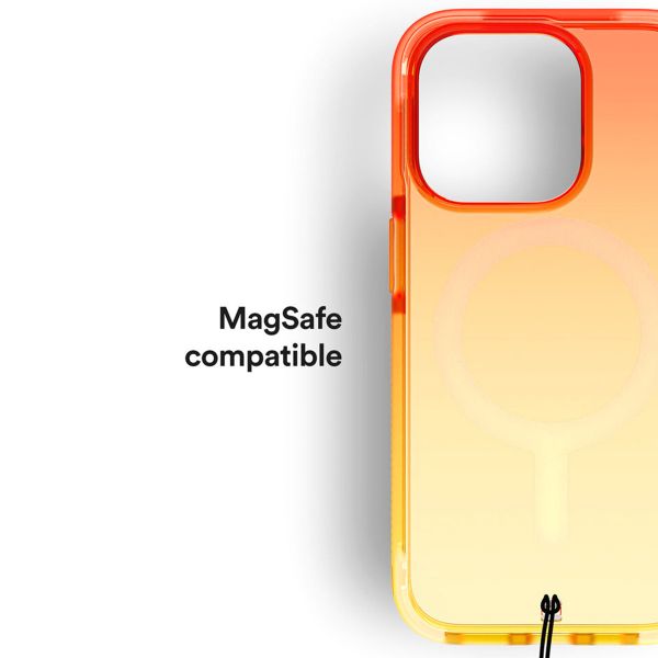 BodyGuardz Coque Ace Pro MagSafe iPhone 15 Pro - Peach Sorbet Ombre