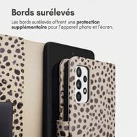 imoshion Étui de télephone portefeuille Design Samsung Galaxy A52(s) (5G/4G) - Black And White Dots