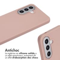 imoshion Coque en silicone avec cordon Samsung Galaxy A57 (5G) - Sand Pink