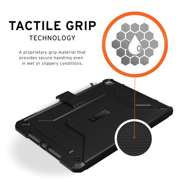 UAG Coque tablette Metropolis Apple iPad 9 (2021) 10.2 pouces / iPad 8 (2020) 10.2 pouces / iPad 7 (2019) 10.2 pouces - Noir