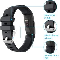 imoshion Bracelet silicone le Fitbit Inspire - Noir