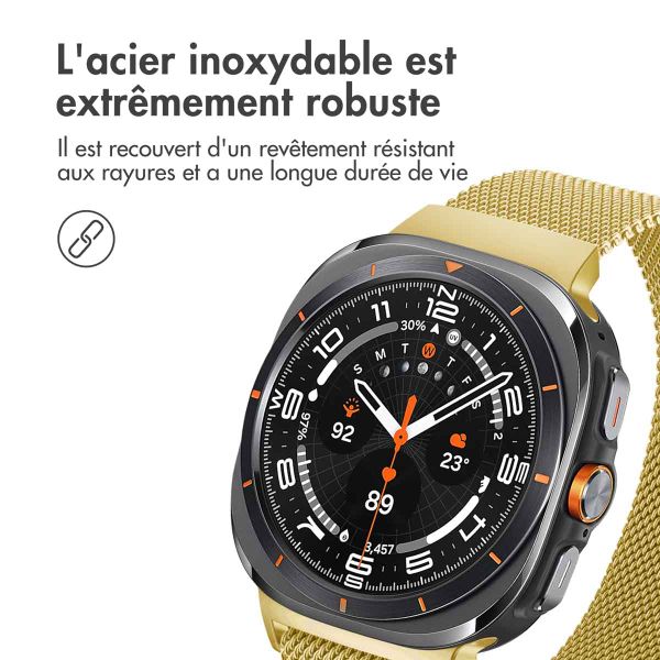 imoshion Milanais Watch bracelet le Samsung Galaxy Watch Ultra - Dorée