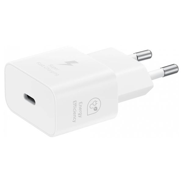 Samsung Original 25W Efficiency Adapter sans câble de chargeur - Blanc