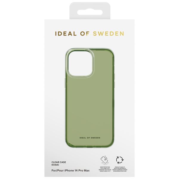 iDeal of Sweden Coque Clear Apple iPhone 14 Pro Max - Khaki